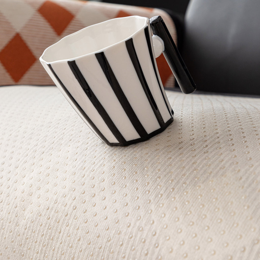 Non-Slip Chenille Sofa Slipcover Modern Geometric Sofa Protector Fits Most Sofas