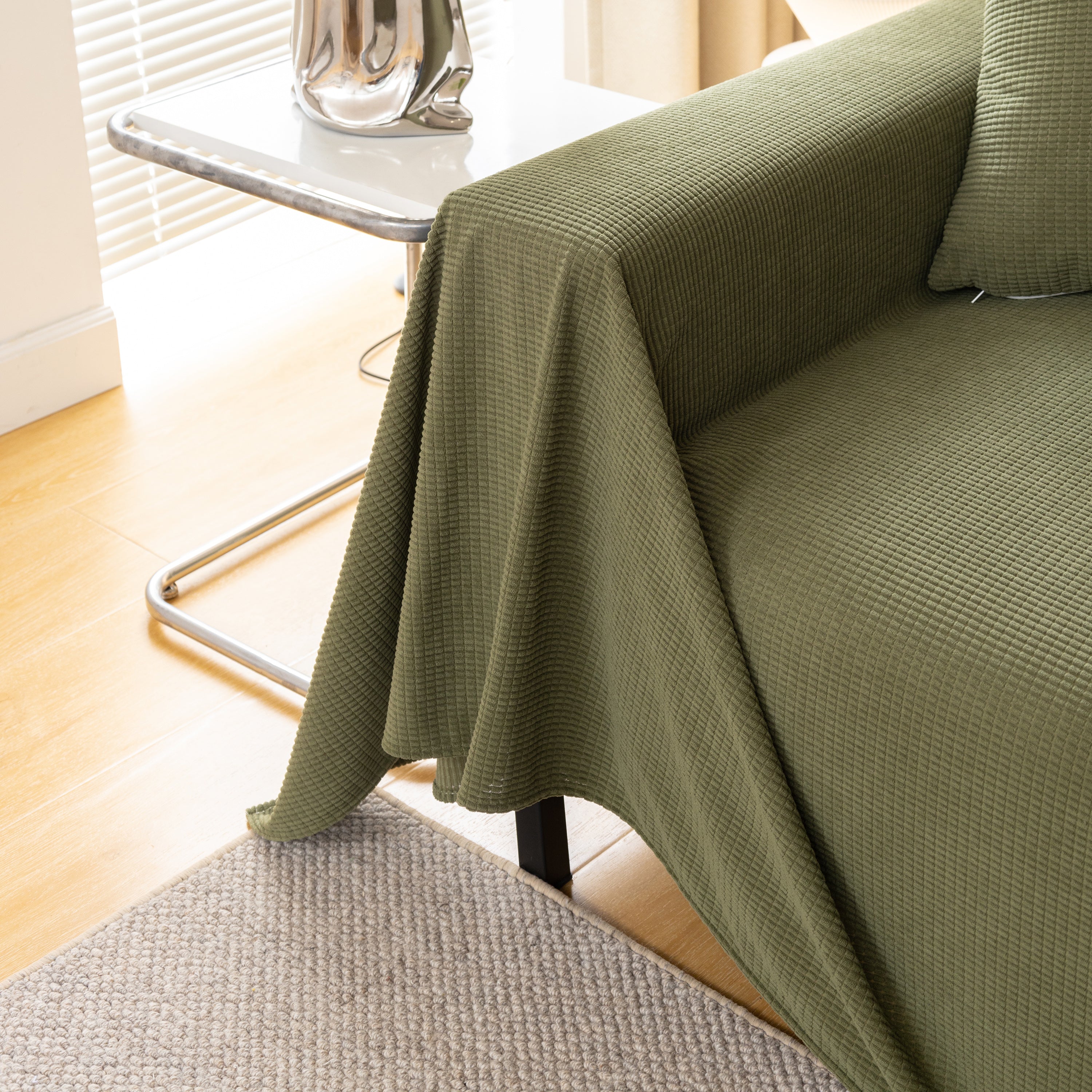 Waterproof Soft Cotton Plush Couch Cover Blanket, Extra Large Furniture Decoration Cover Sofa Slipcovers