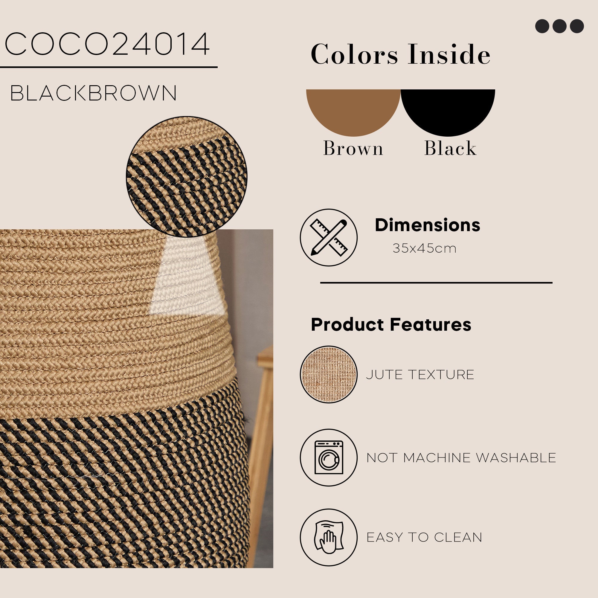 Atlantic Jute Basket