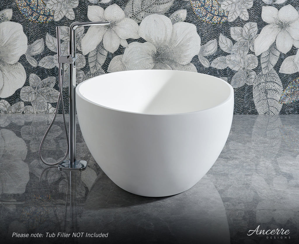 Crestwood Freestanding Solid Surface Bathtub