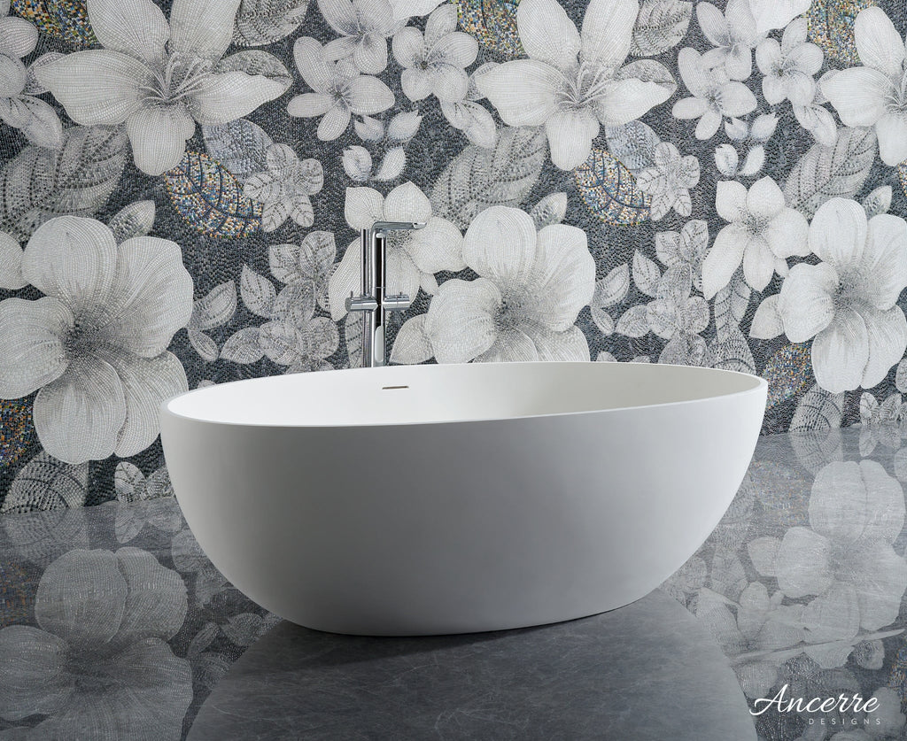 Crestwood Freestanding Solid Surface Bathtub