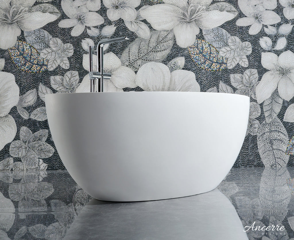 Crestwood Freestanding Solid Surface Bathtub