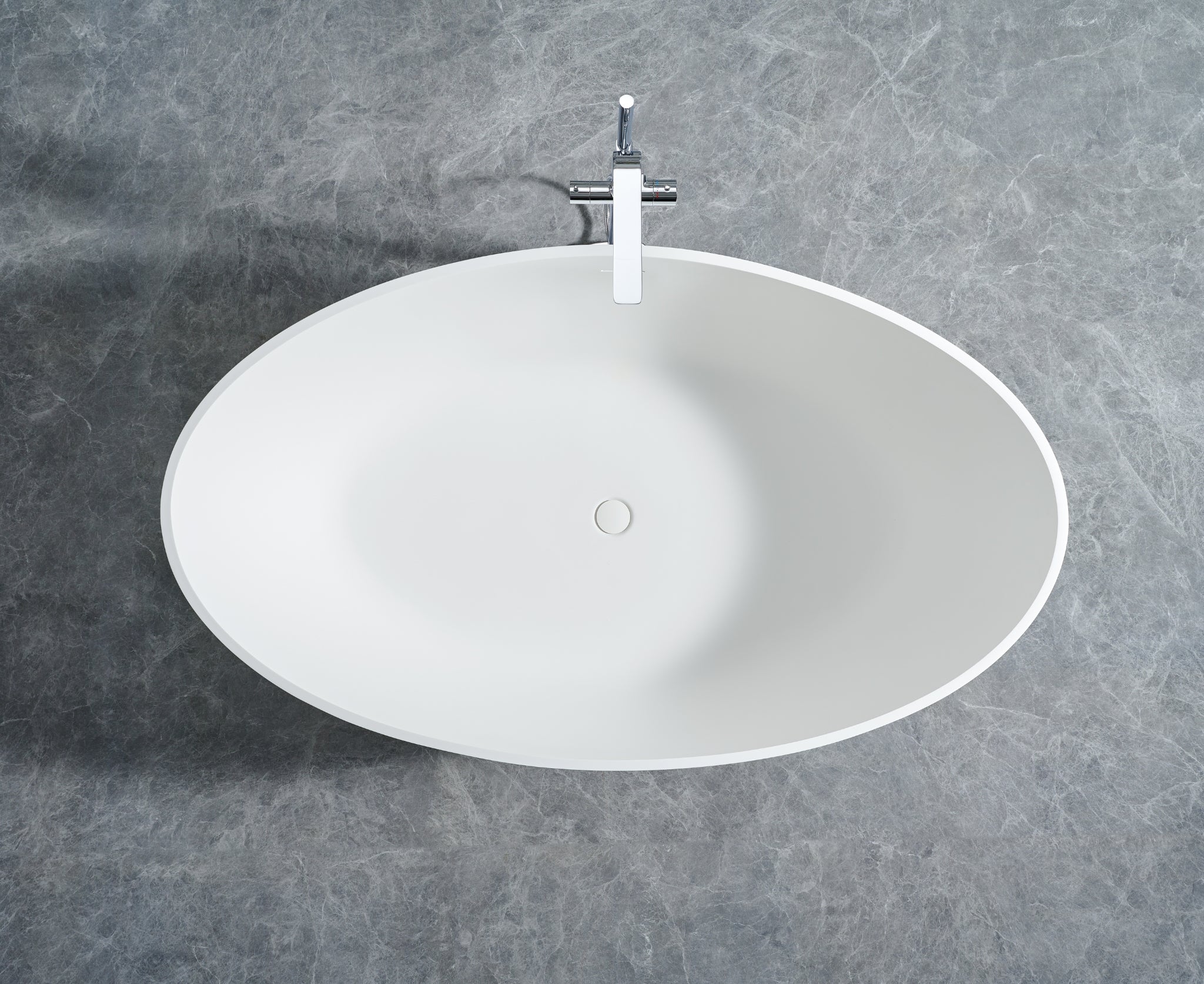 Crestwood Freestanding Solid Surface Bathtub