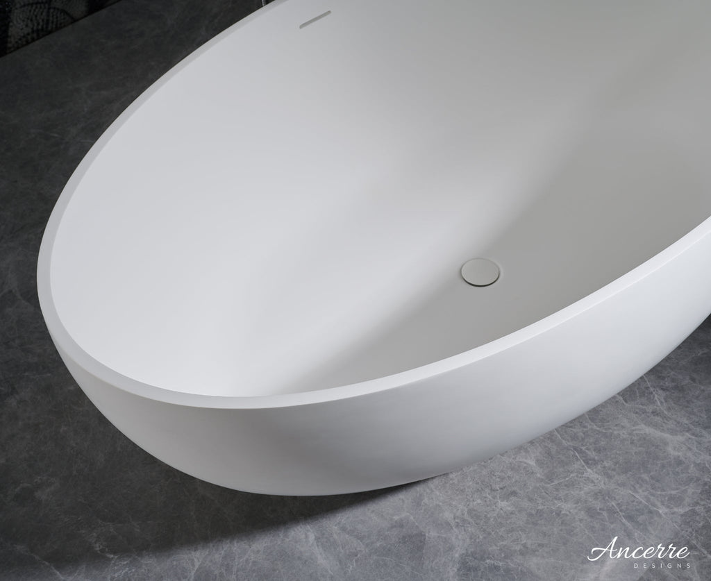 Crestwood Freestanding Solid Surface Bathtub