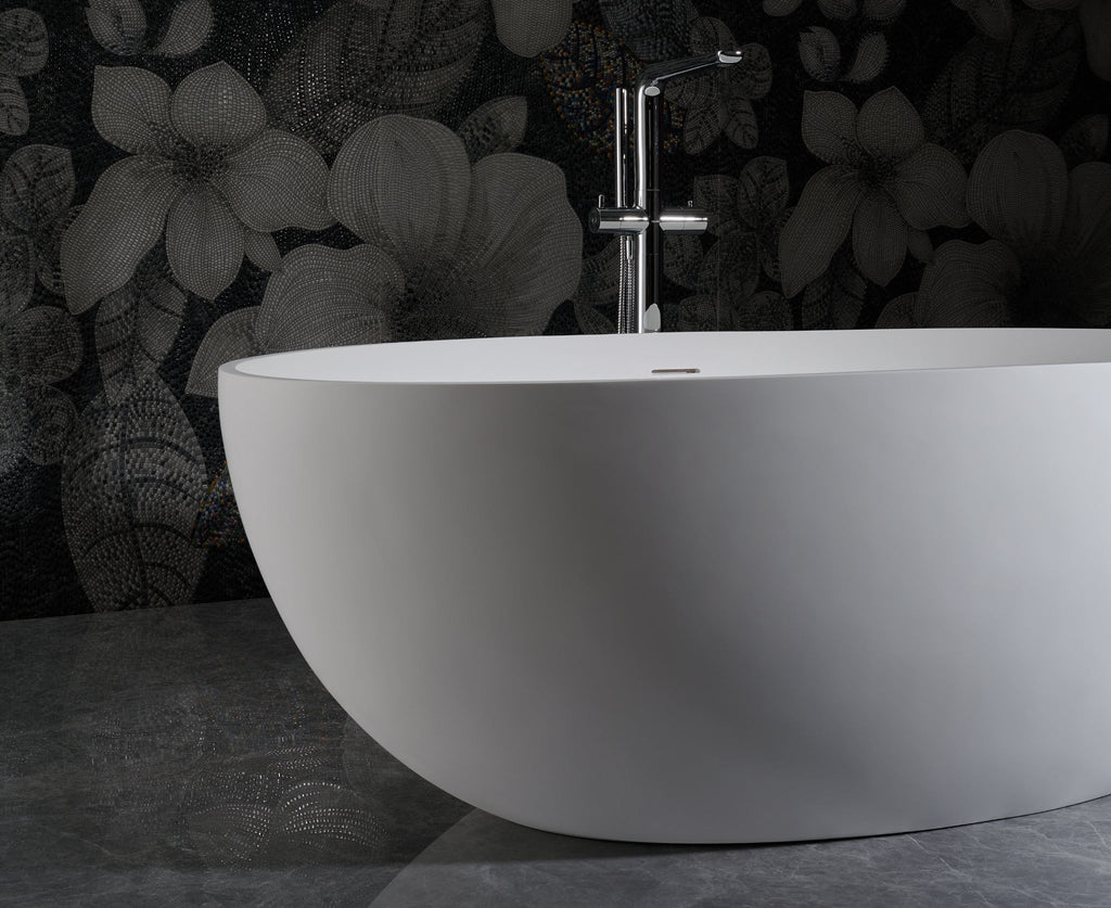 Crestwood Freestanding Solid Surface Bathtub