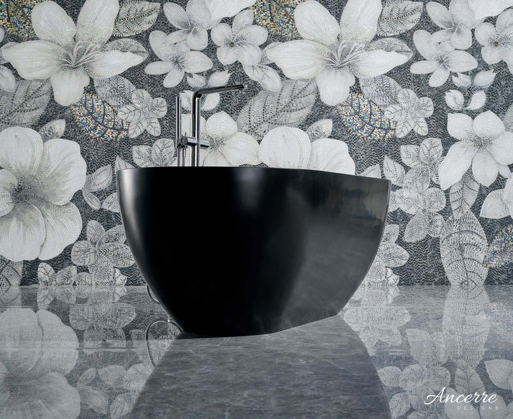 Cascade 59” Freestanding Solid Surface Bathtub