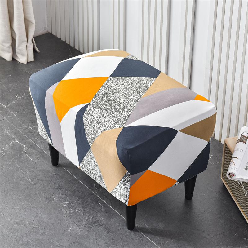 Stretch Spandex Nordic Floral Removable Wing Chair Cover, Relaxing Seat Covers Slipcovers for Armchairs