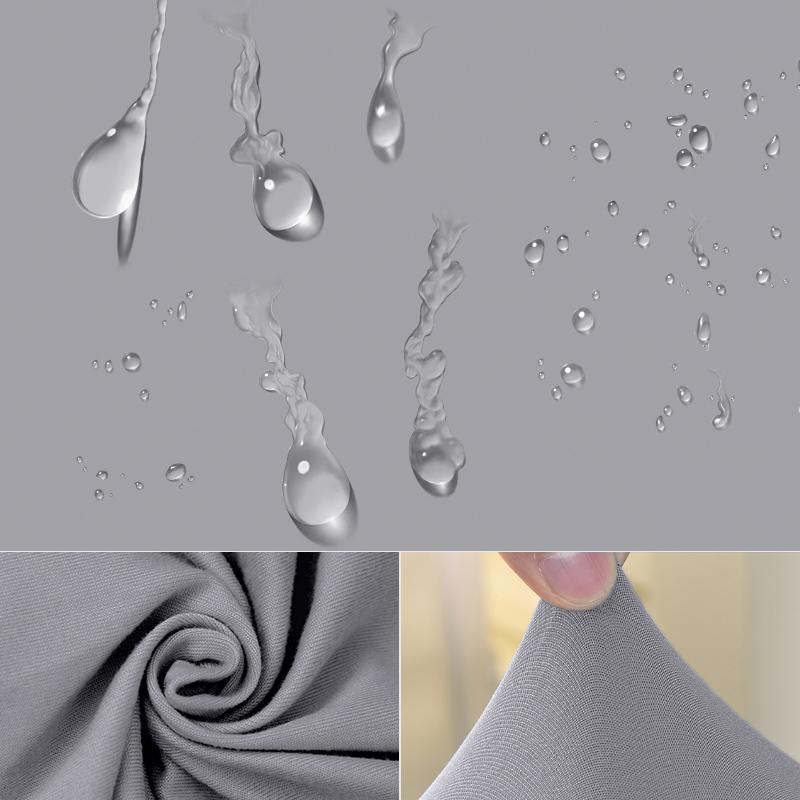 Water-Repellent Dining Room Chair Cover Spandex Elastic Removable Seat Covers