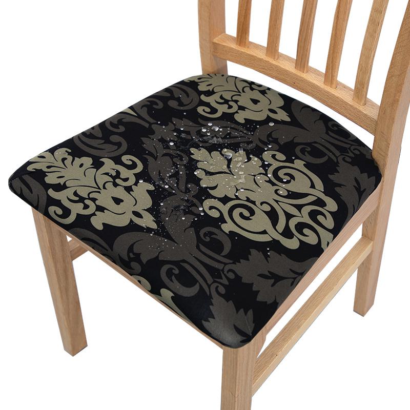 Water-Repellent Dining Room Chair Cover Spandex Elastic Removable Seat Covers