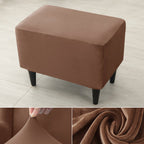 Velvet Wing Chair Cover Stretch Spandex Wingback Chair Cover Elastic Armchair Cover Sofa Covers with Seat Cushion Cover
