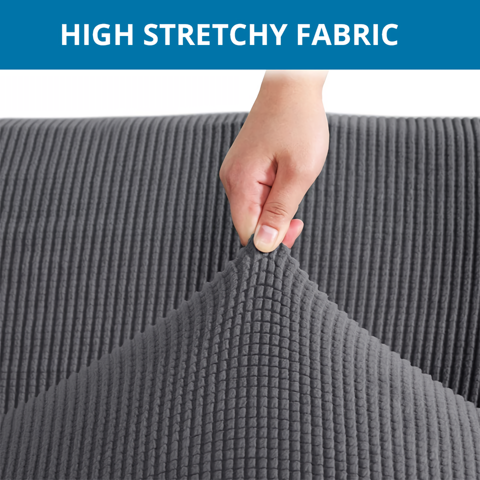 KAS Armchair Cover 4-Styles Elastic Sofa Cover Couch Covers for Living Room Stretchable Slipcover for Chairs - 1 Seater Chair Slip Cover