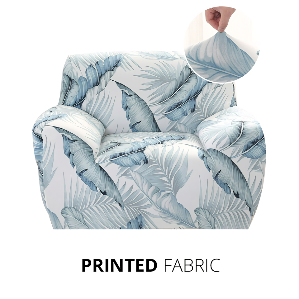 KAS Armchair Cover 4-Styles Elastic Sofa Cover Couch Covers for Living Room Stretchable Slipcover for Chairs - 1 Seater Chair Slip Cover