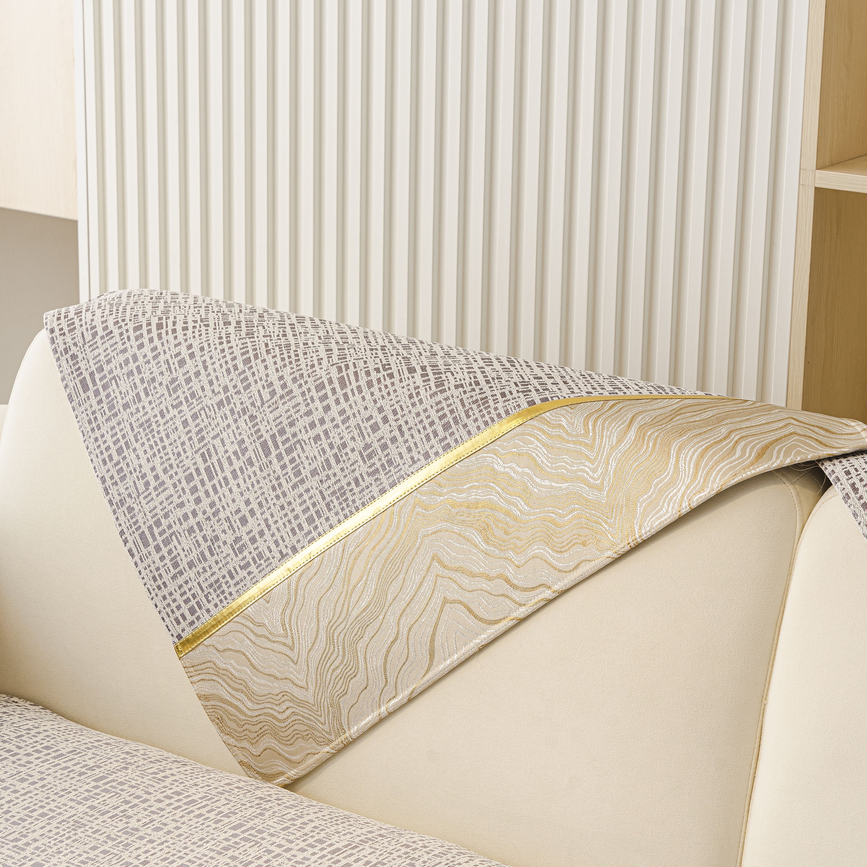 Modern Non-Slip Couch Slipcover, Soft, Durable & Washable Furniture Protector