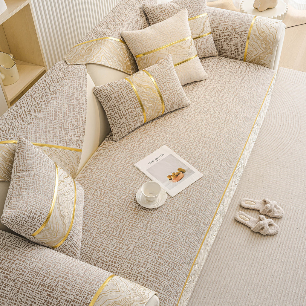 Modern Non-Slip Couch Slipcover, Soft, Durable & Washable Furniture Protector
