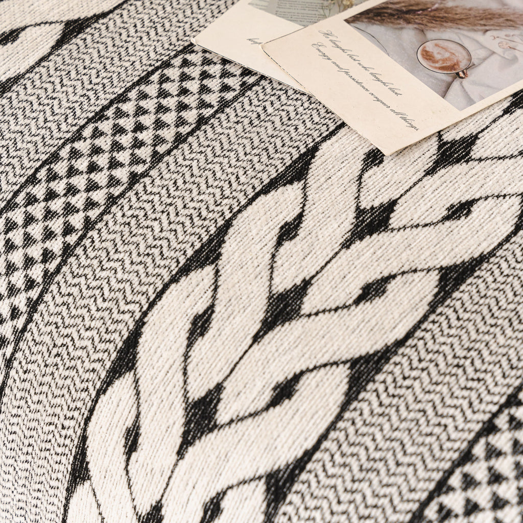 Sofa Cover Blanket Throw with Tassels, Decorative Furniture Protector for Dogs/Pets