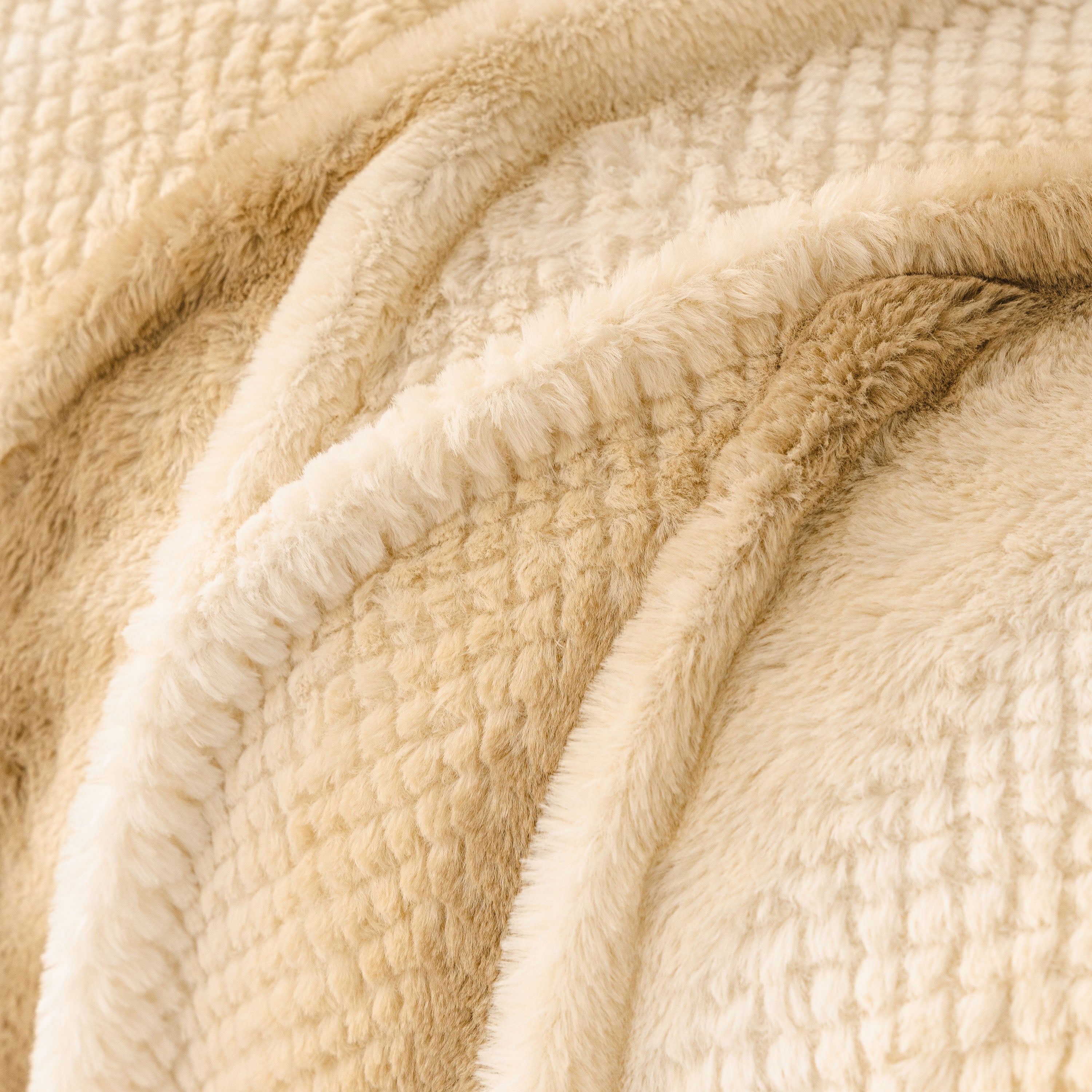 Faux Fur Sofa Cover Washable Furniture Protector for Sectional Warm & Fuzzy Slipcover