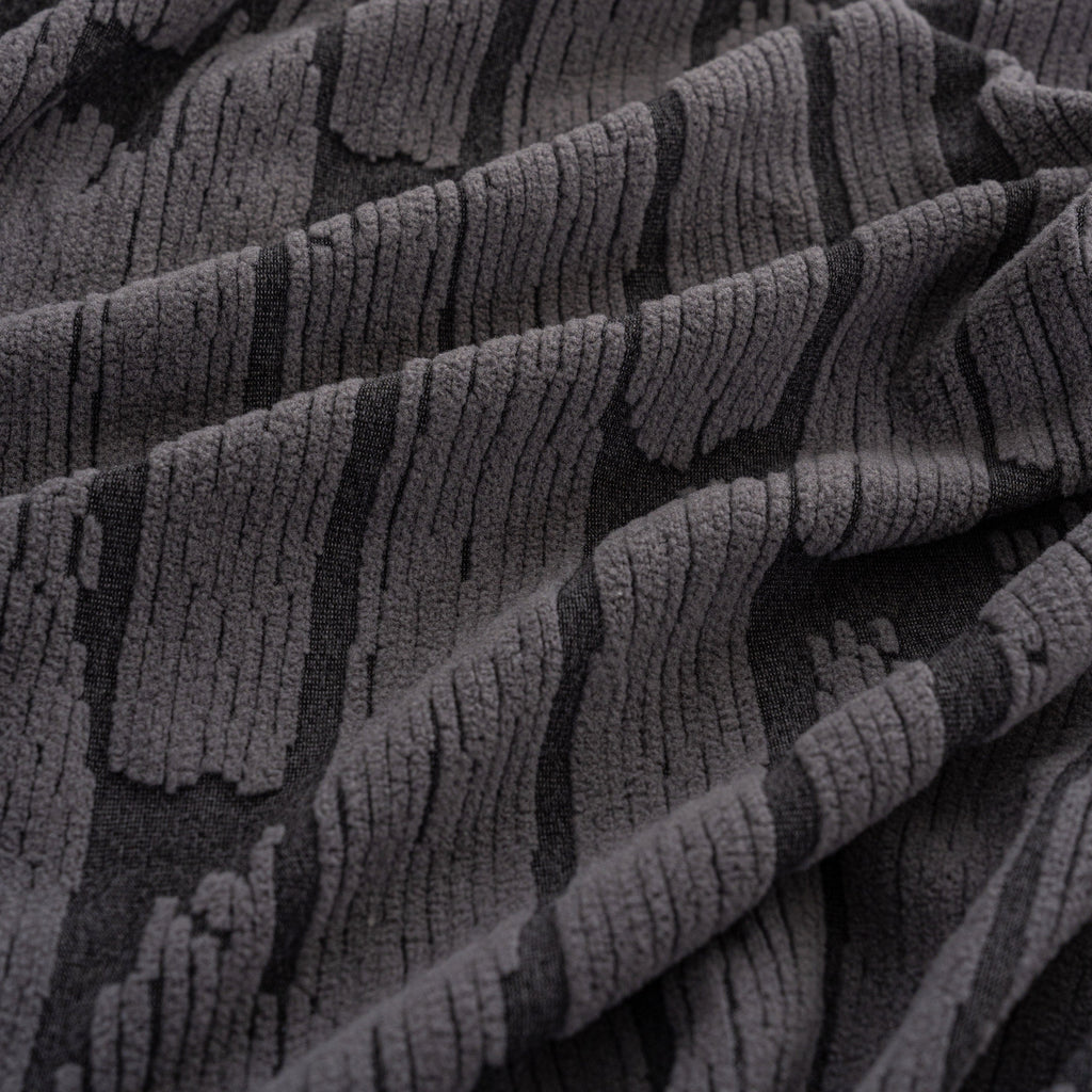 Plush Fleece Stretch Sofa Cover, Super Soft Textured Geometric Couch Slipcover