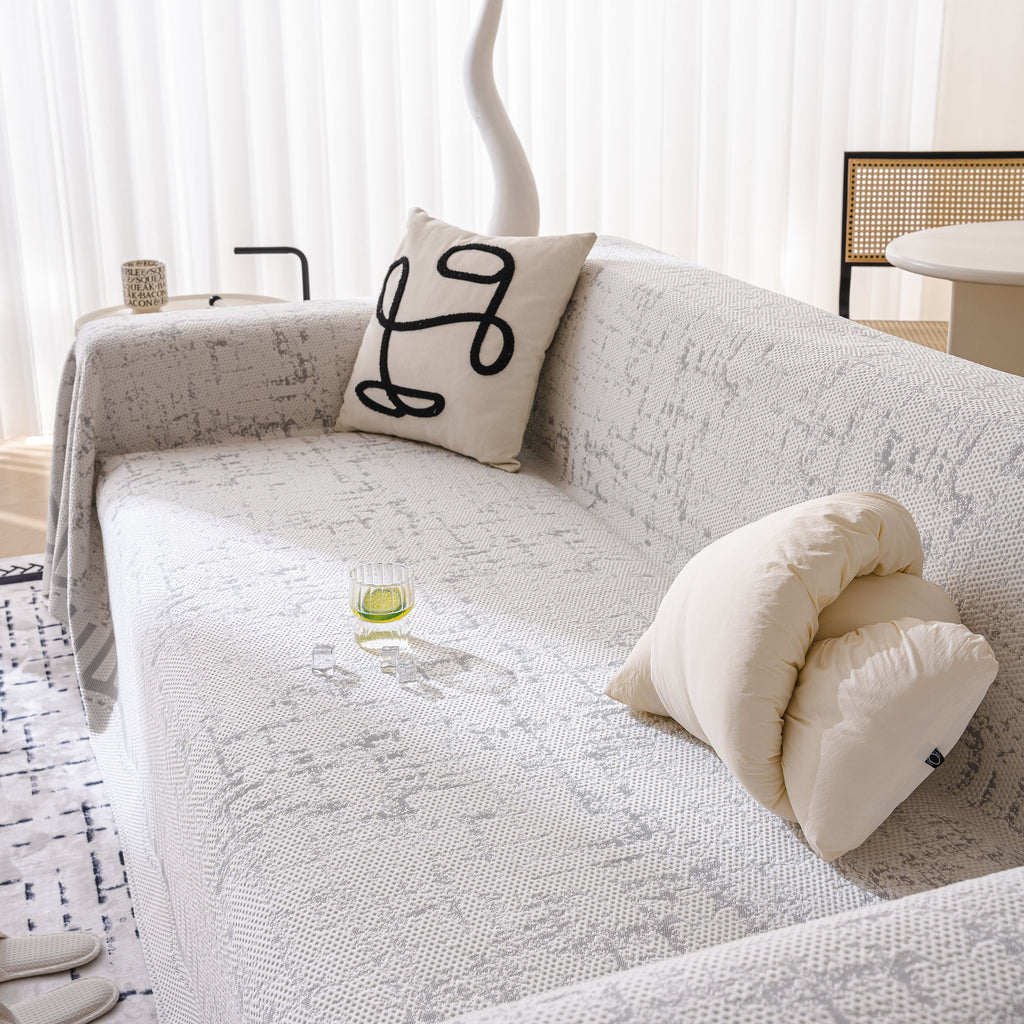Modern Light Luxury Silky Smooth Couch Throw Protector, Washable Furniture Protector