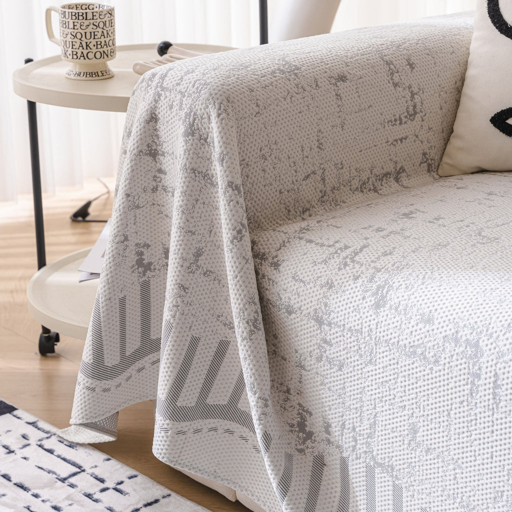 Modern Light Luxury Silky Smooth Couch Throw Protector, Washable Furniture Protector