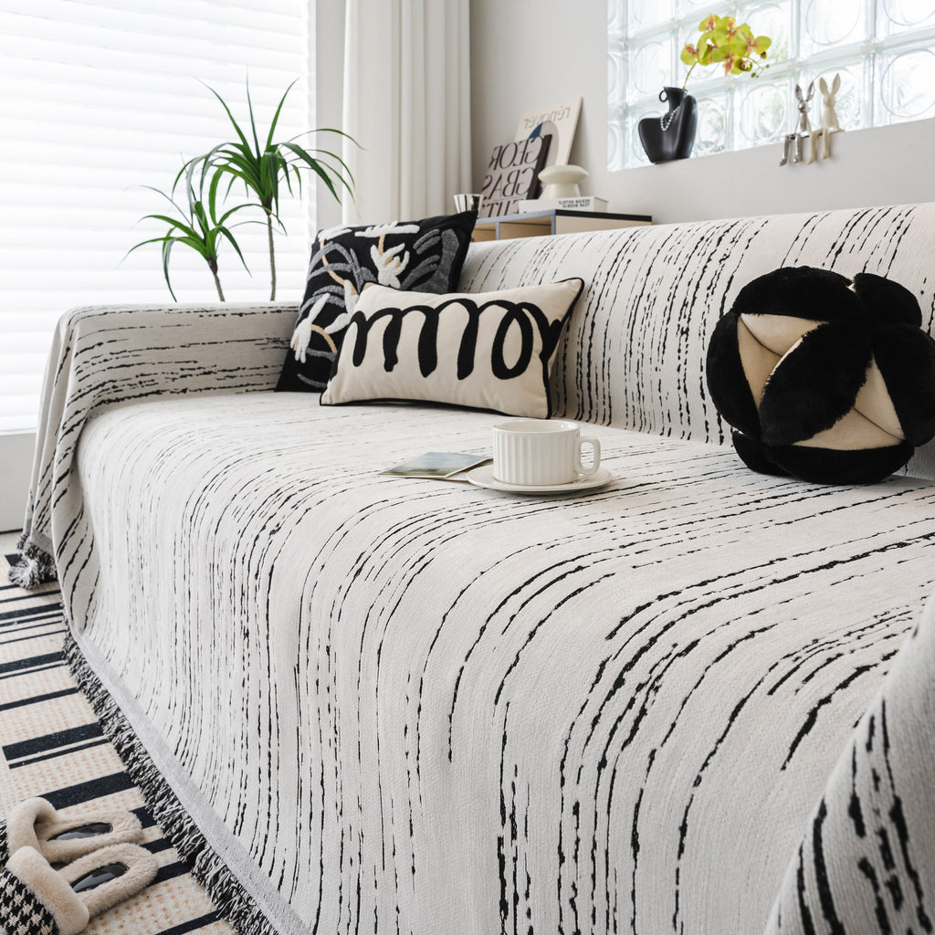 Slip Covers for Sofas, Sofa Throw Cover Soft Chenille Sofa Bed Cover, L Shaped Sectional Couch Covers