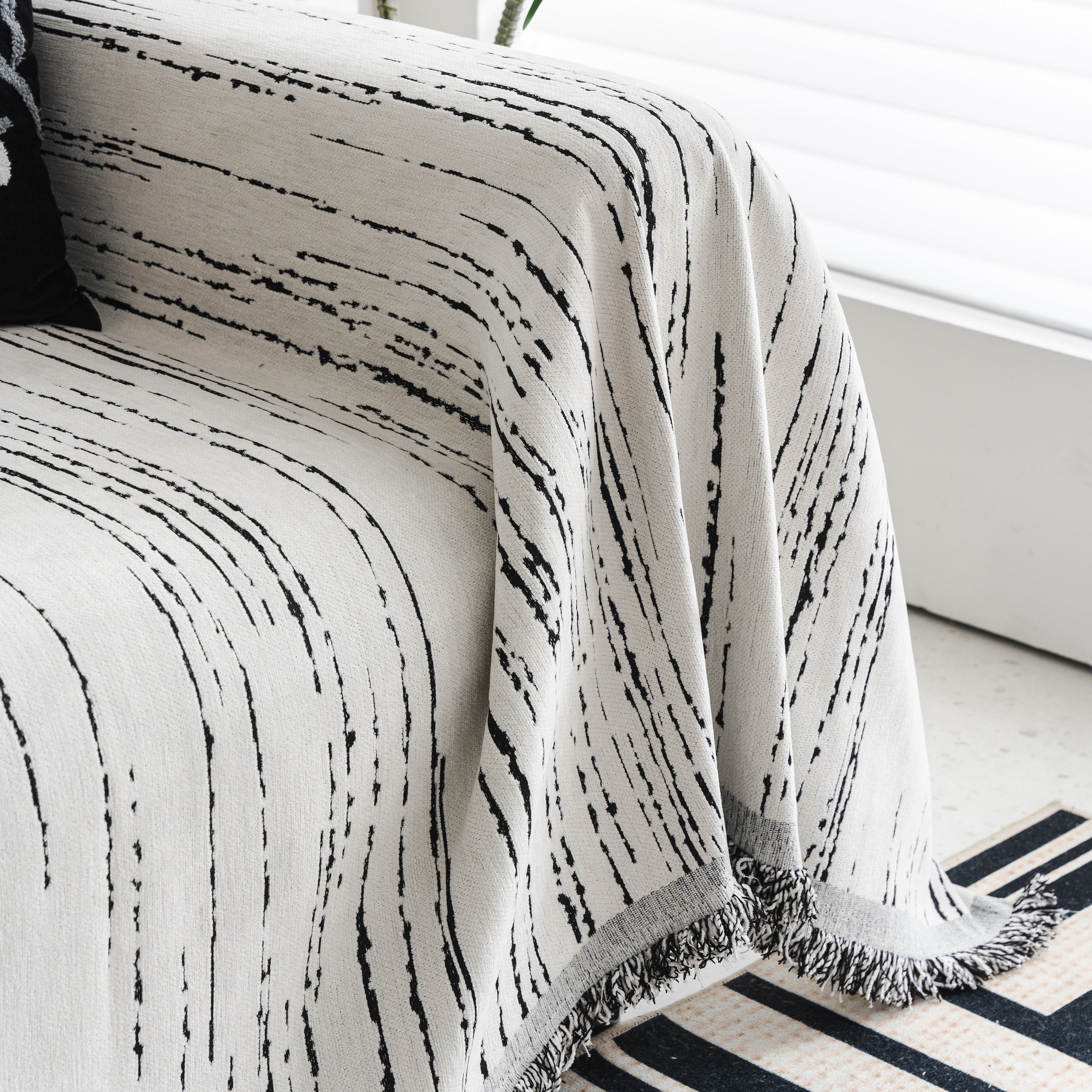 Slip Covers for Sofas, Sofa Throw Cover Soft Chenille Sofa Bed Cover, L Shaped Sectional Couch Covers