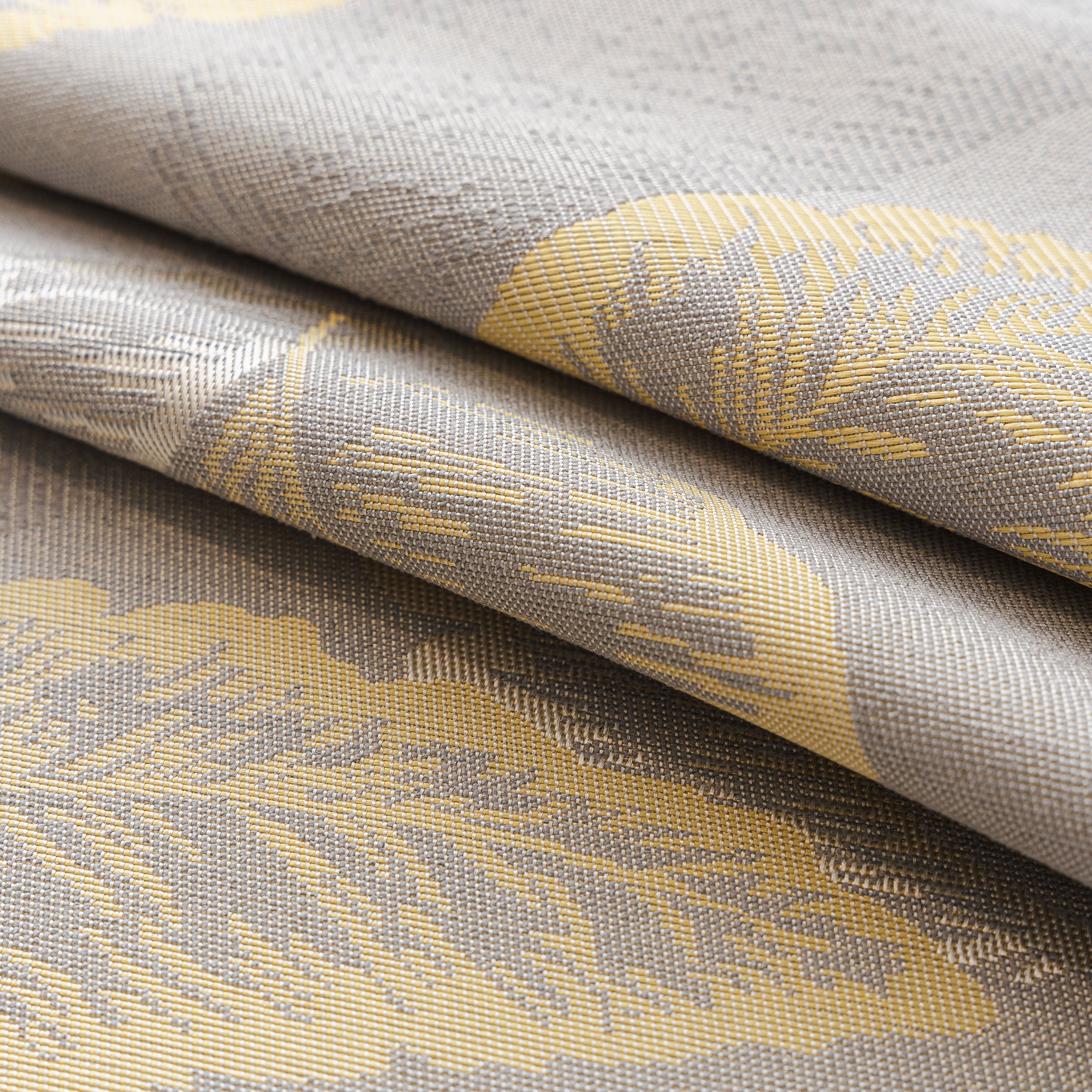 Leaf Jacquard Sofa Cover with Ruffle Skirt – Non-Slip Couch Protector with Sheer Hem