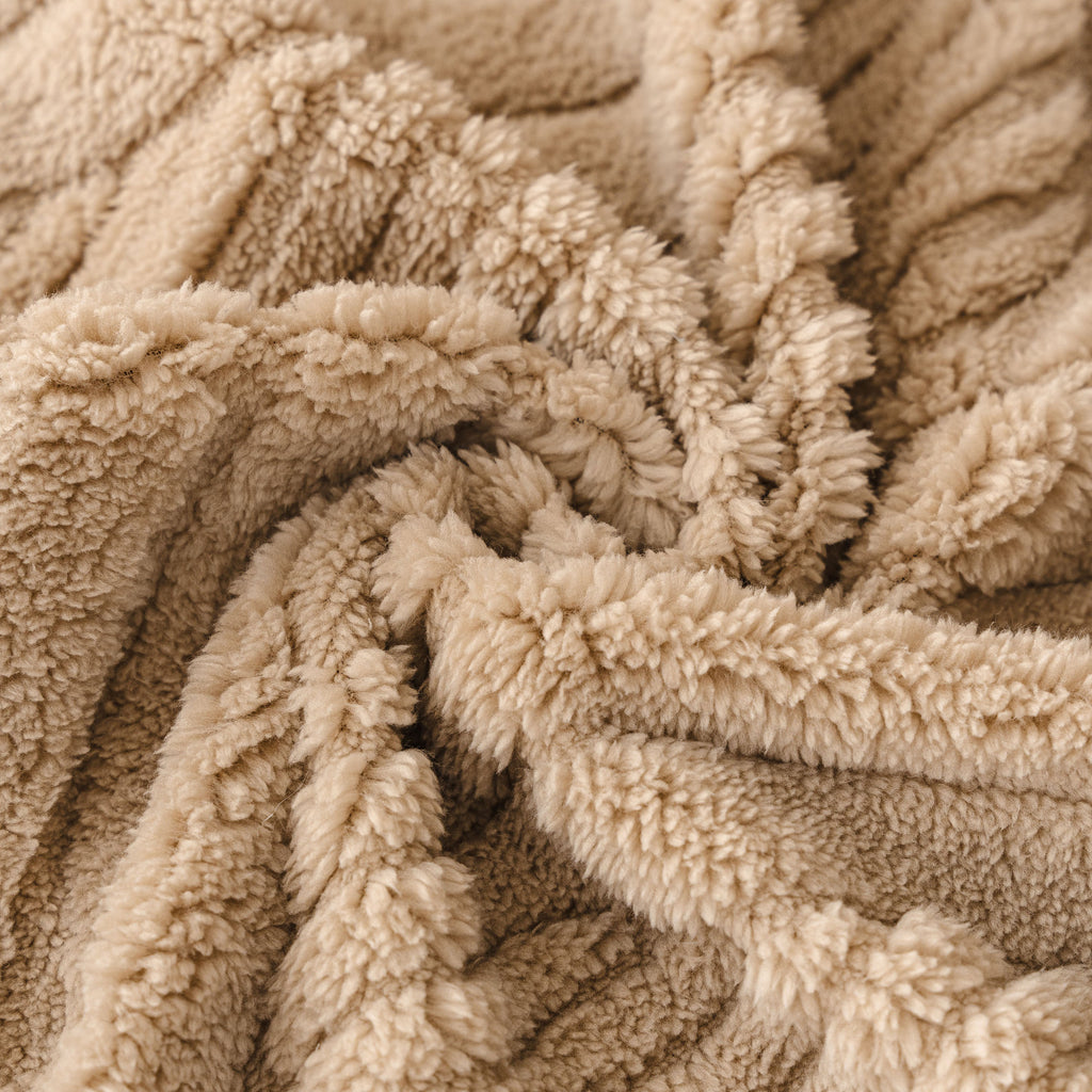 Plush Fleece Washable Sofa Throw Blanket, Soft & Cozy Furniture Protector for Couch