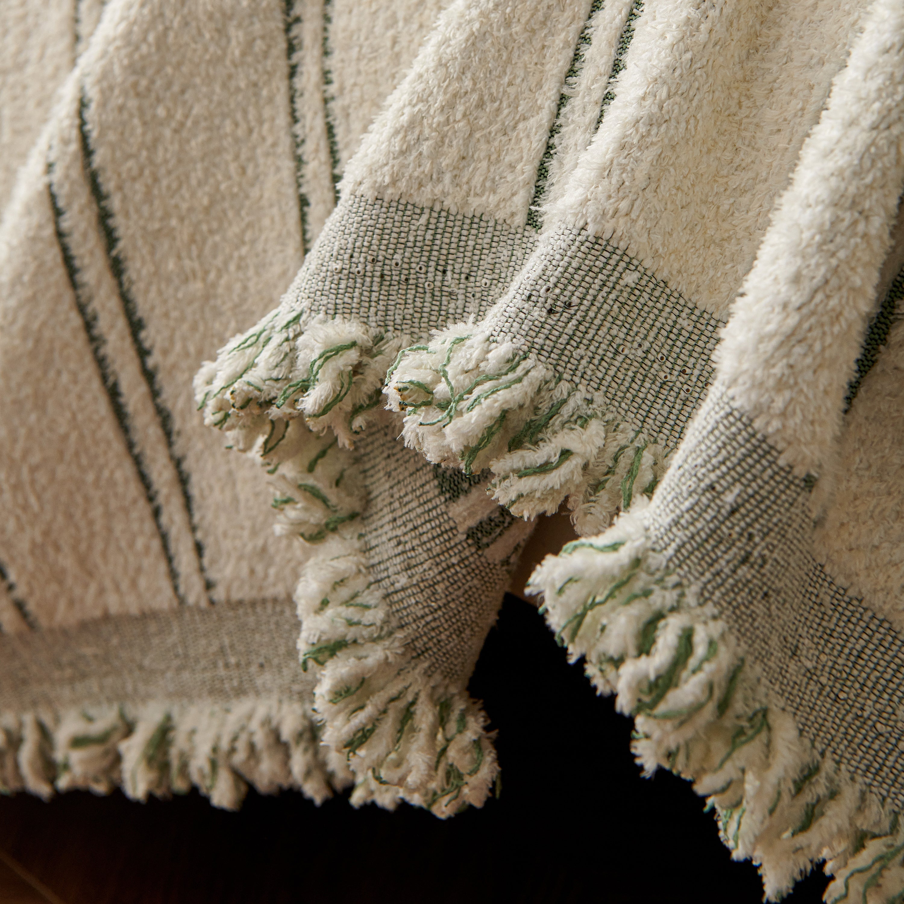 Chenille Striped Floral Couch Cover Sofa Slipcover for Most Shape Sofas, Reversible Sofa Throw Cover