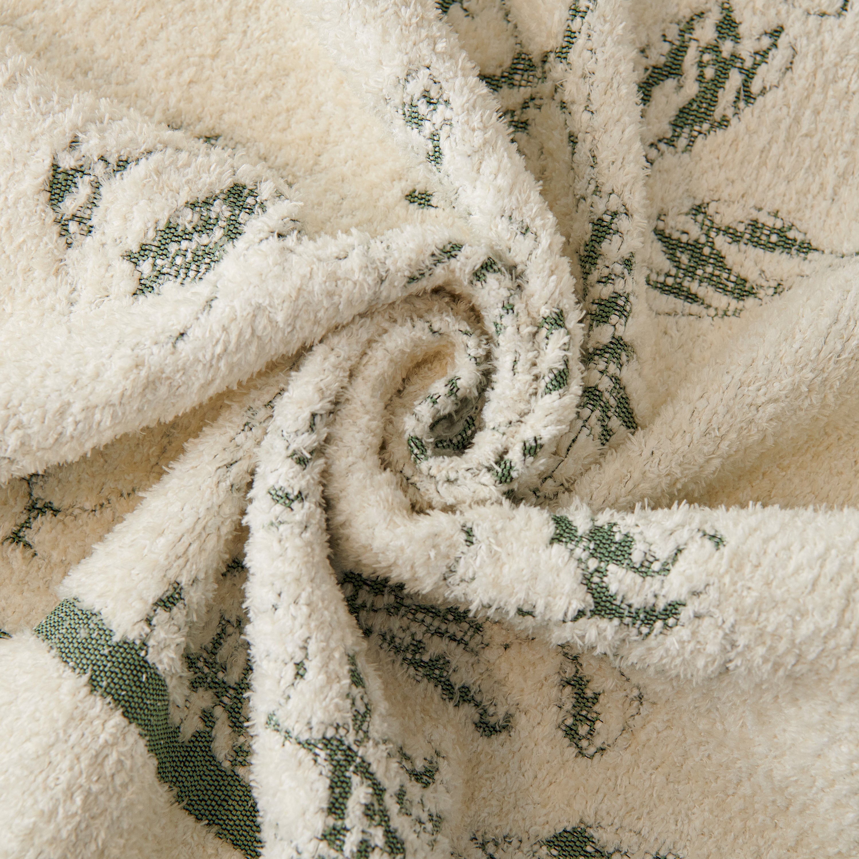 Chenille Striped Floral Couch Cover Sofa Slipcover for Most Shape Sofas, Reversible Sofa Throw Cover