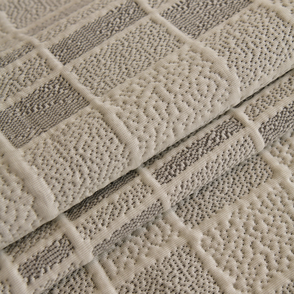 Sofa Cover Throw with Subtle Textured Stripes Lightweight Smooth Couch Slipcover