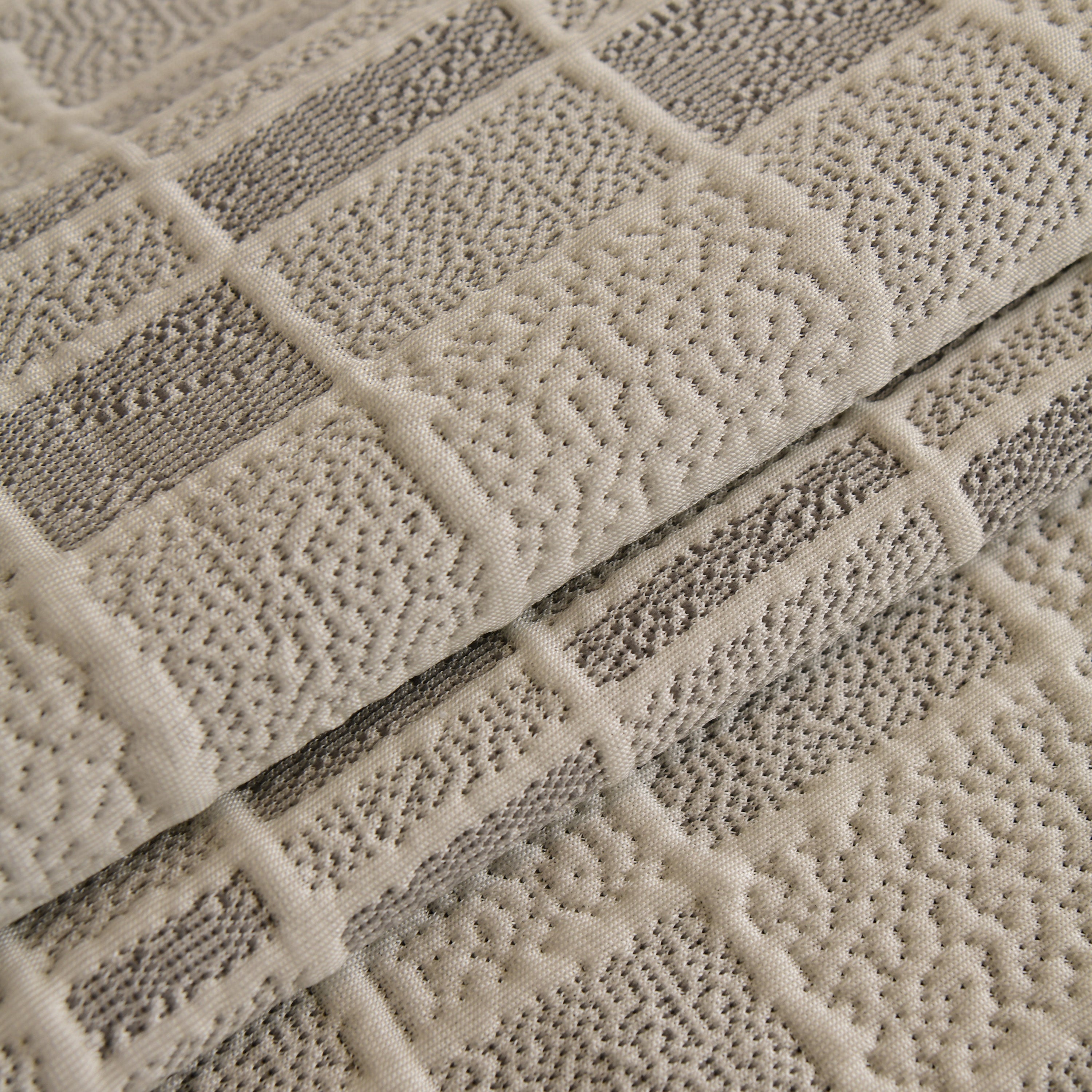 Sofa Cover Throw with Subtle Textured Stripes Lightweight Smooth Couch Slipcover