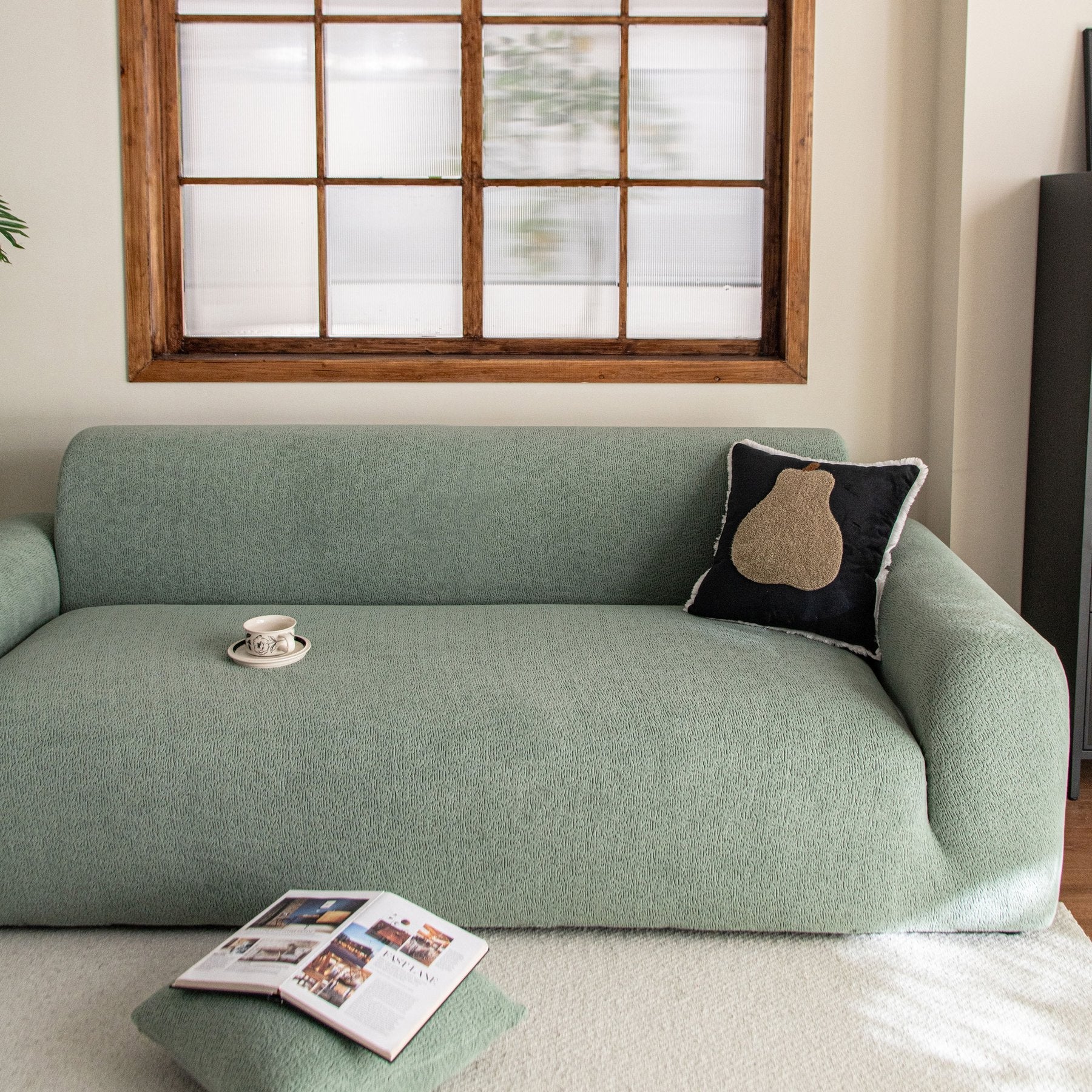 High Stretch Sofa Slipcover, Non Slip Couch Sofa Cover Washable Furniture Protector