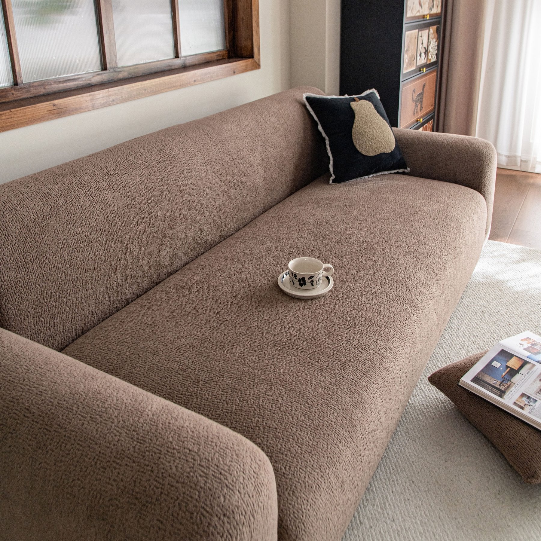 High Stretch Sofa Slipcover, Non Slip Couch Sofa Cover Washable Furniture Protector