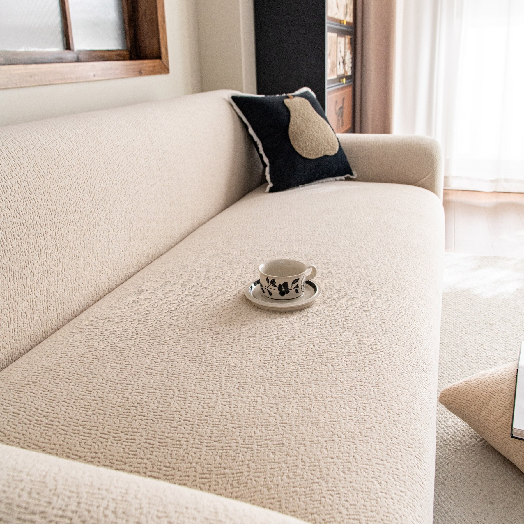 High Stretch Sofa Slipcover, Non Slip Couch Sofa Cover Washable Furniture Protector