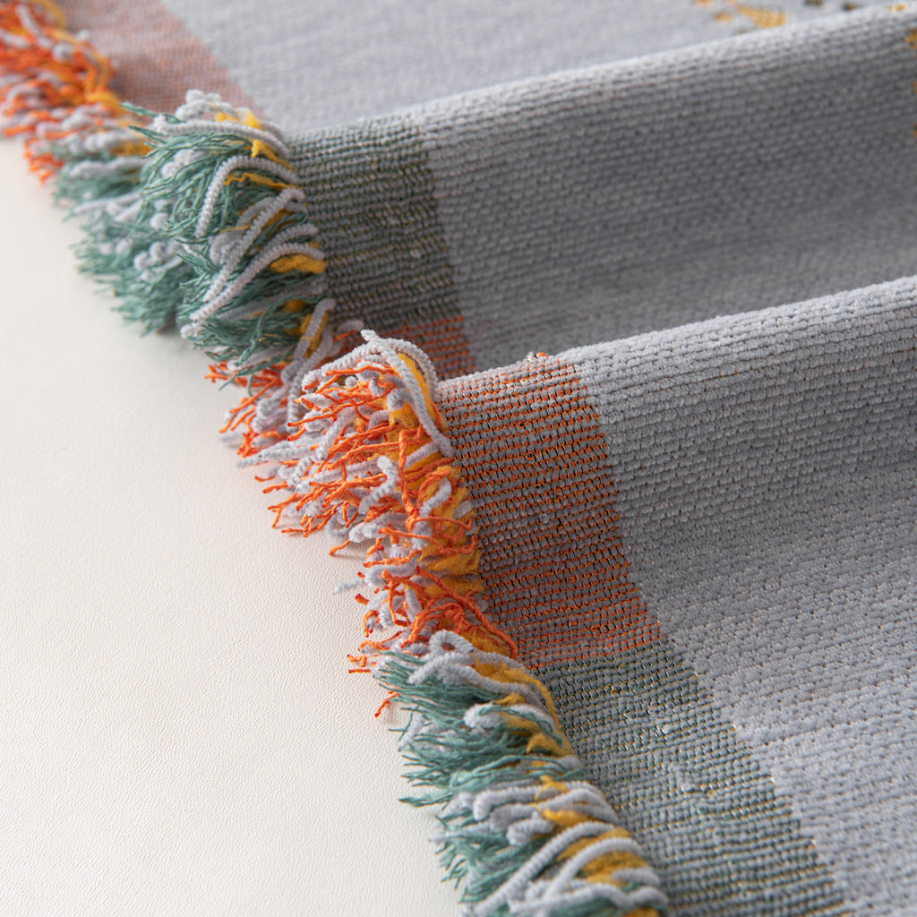 Bohemian Geometric Sofa Throw Cover, Cozy & Protective Ethnic-Inspired Couch Cover