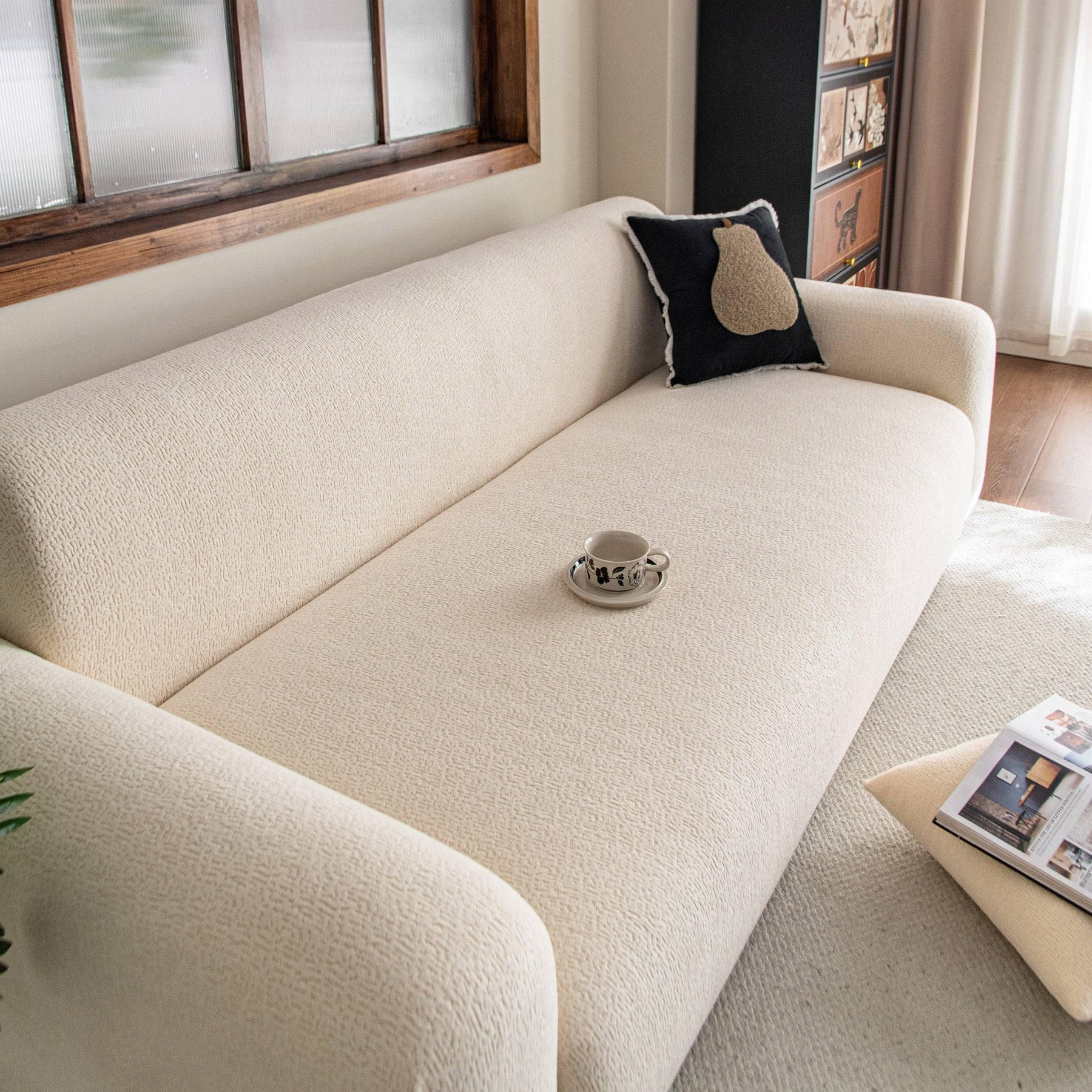 High Stretch Sofa Slipcover, Non Slip Couch Sofa Cover Washable Furniture Protector