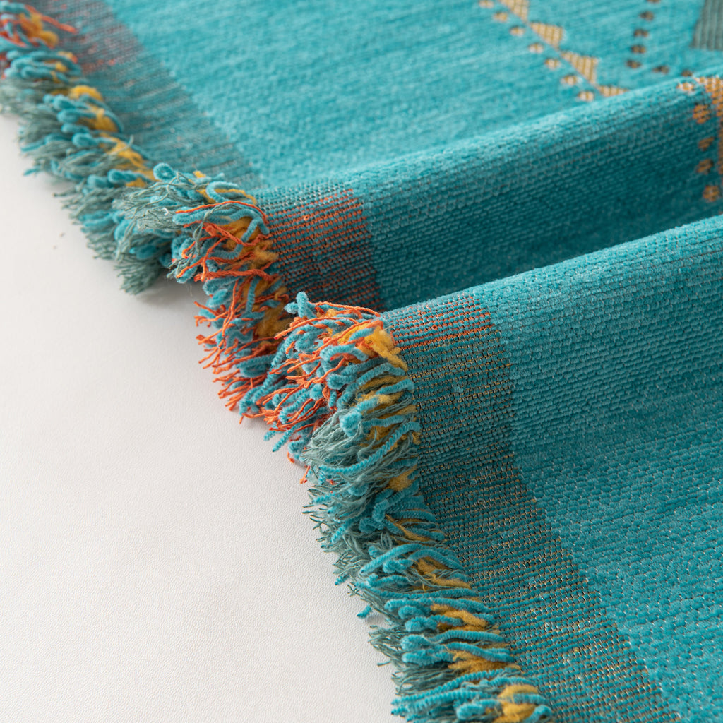 Bohemian Geometric Sofa Throw Cover, Cozy & Protective Ethnic-Inspired Couch Cover