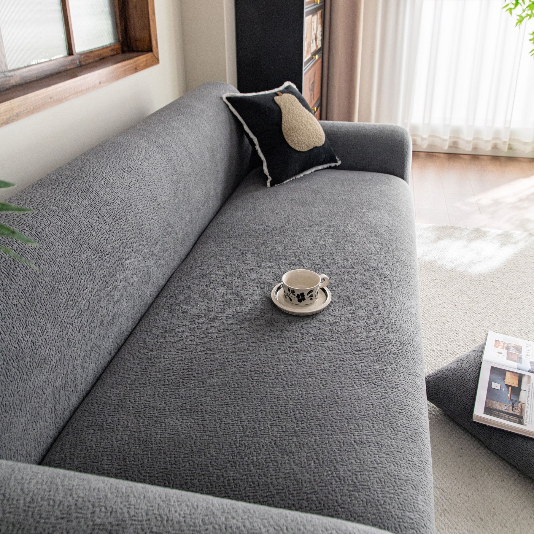 High Stretch Sofa Slipcover, Non Slip Couch Sofa Cover Washable Furniture Protector