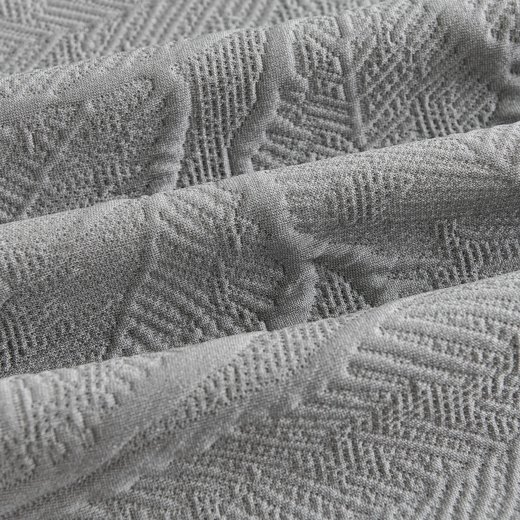 Embossed Leaf Pattern Sofa Cover Blanket for Couch, Soft Cooling Textured Couch Cover
