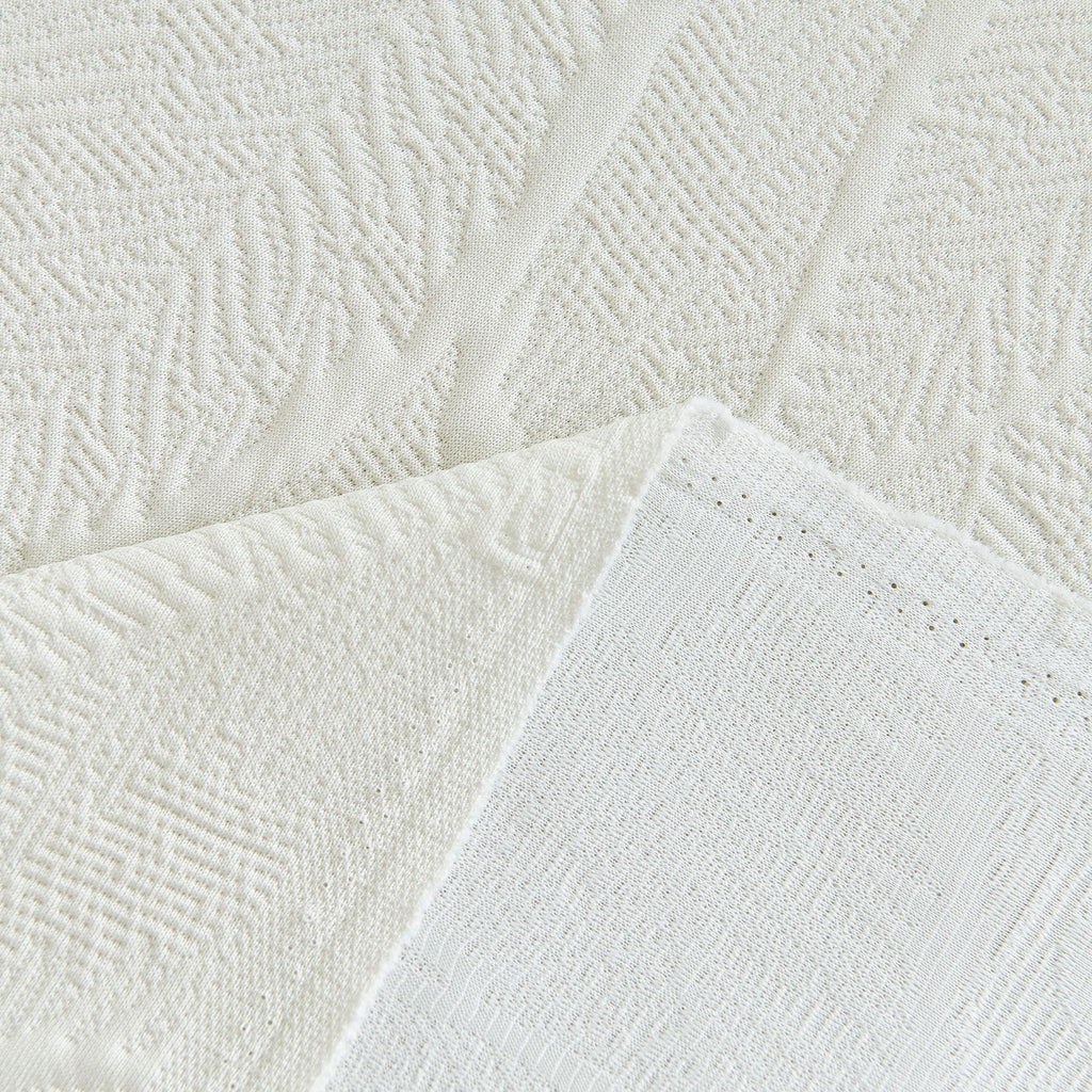 Embossed Leaf Pattern Sofa Cover Blanket for Couch, Soft Cooling Textured Couch Cover