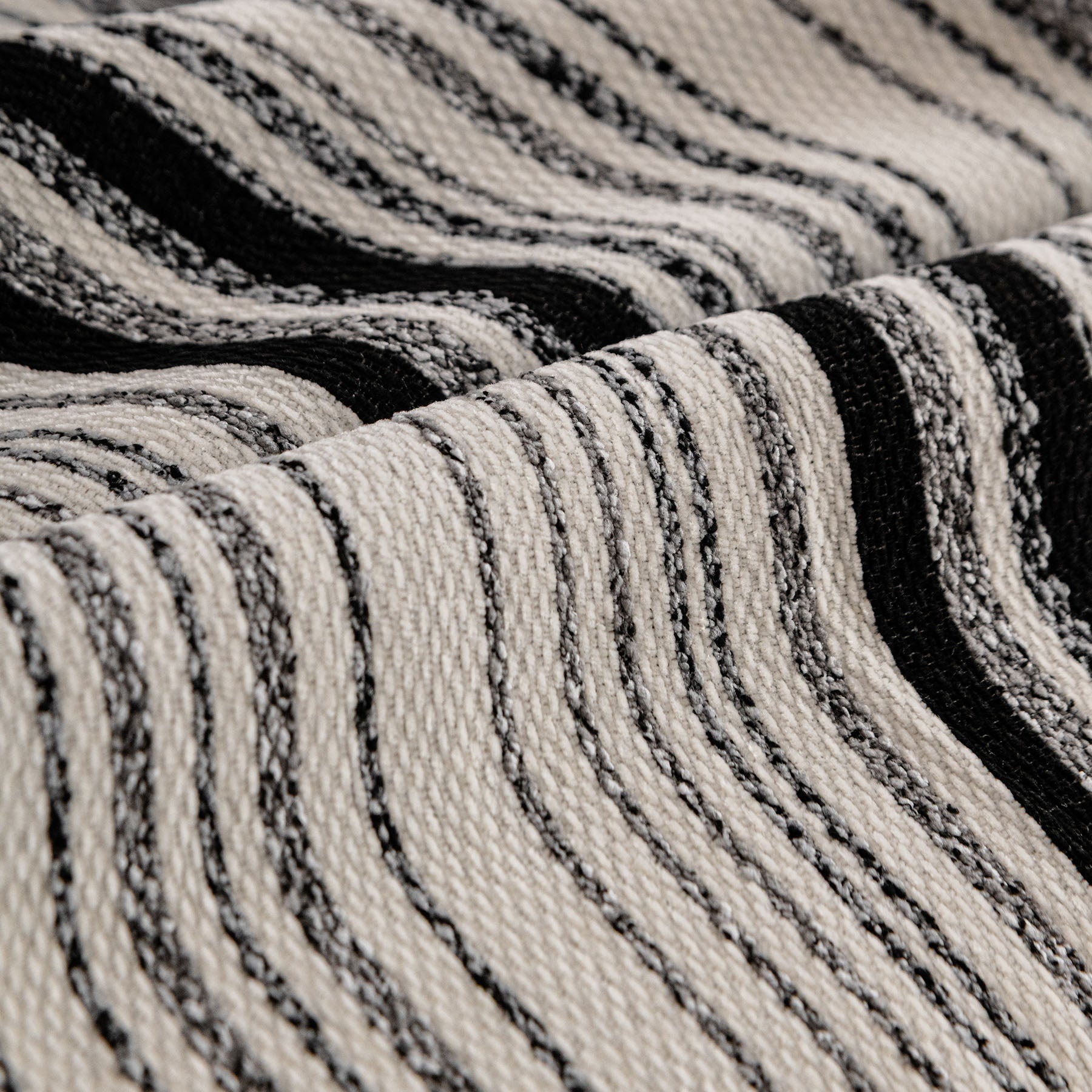 Luxury Cozy Chenille Sofa Cover Throw, Elegant Striped Soft Textured Couch Blanket