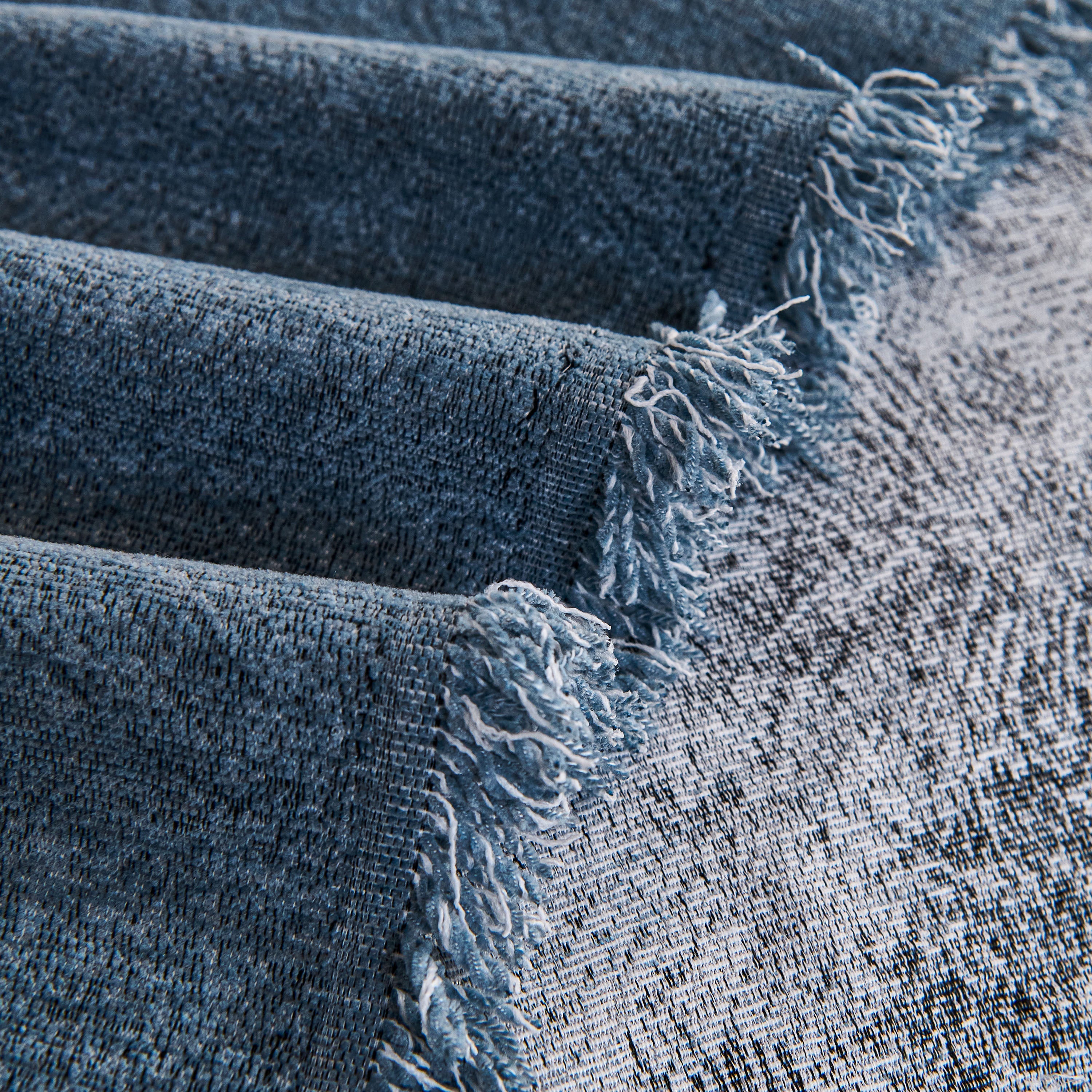 Cozy Textured Couch Protector with Fringe, Universal Soft Slipcover for Couch Sofa Bed