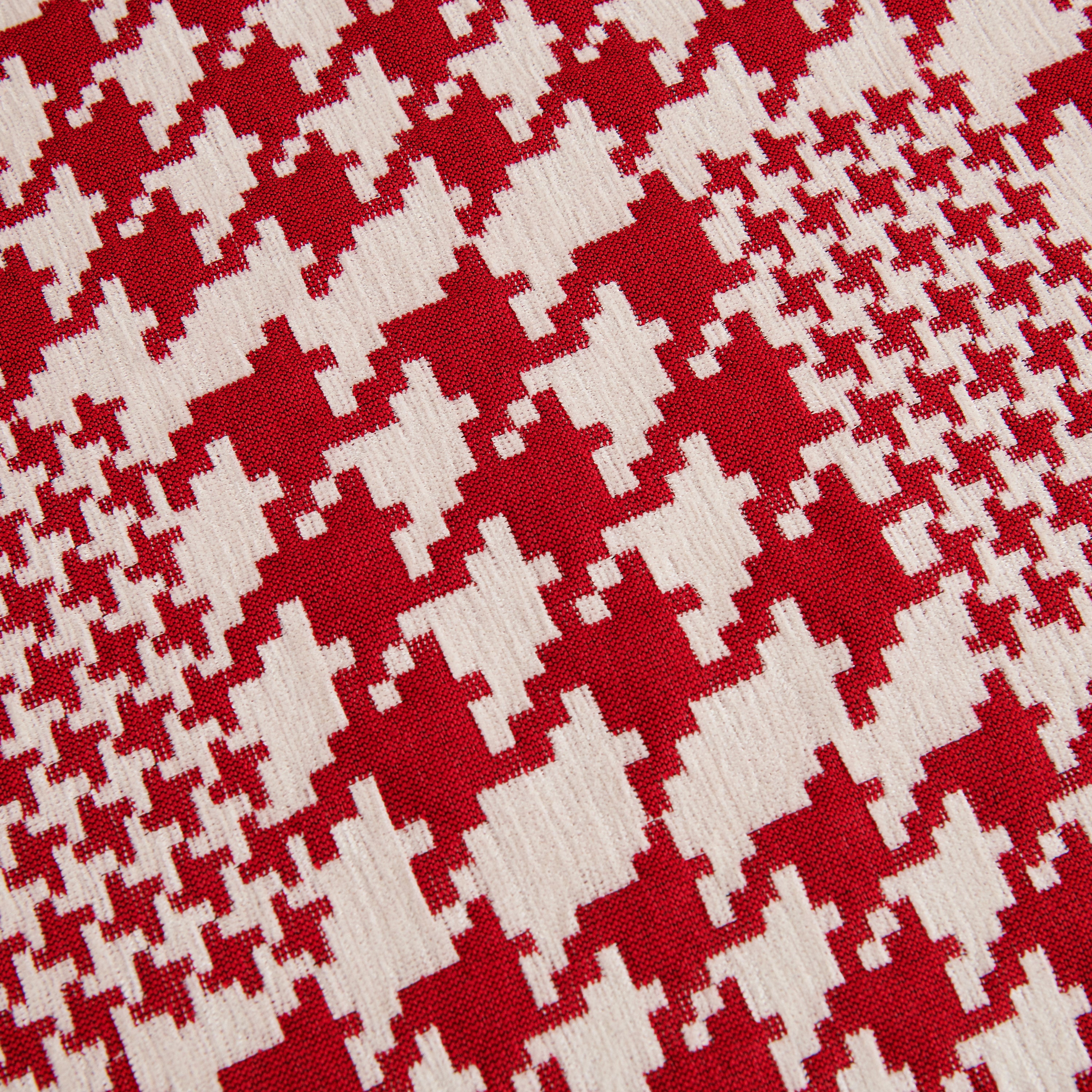 Chenille Houndstooth Couch Cover, Chaise Lounge Blanket Cover, Sectional Couch Scratch Protector