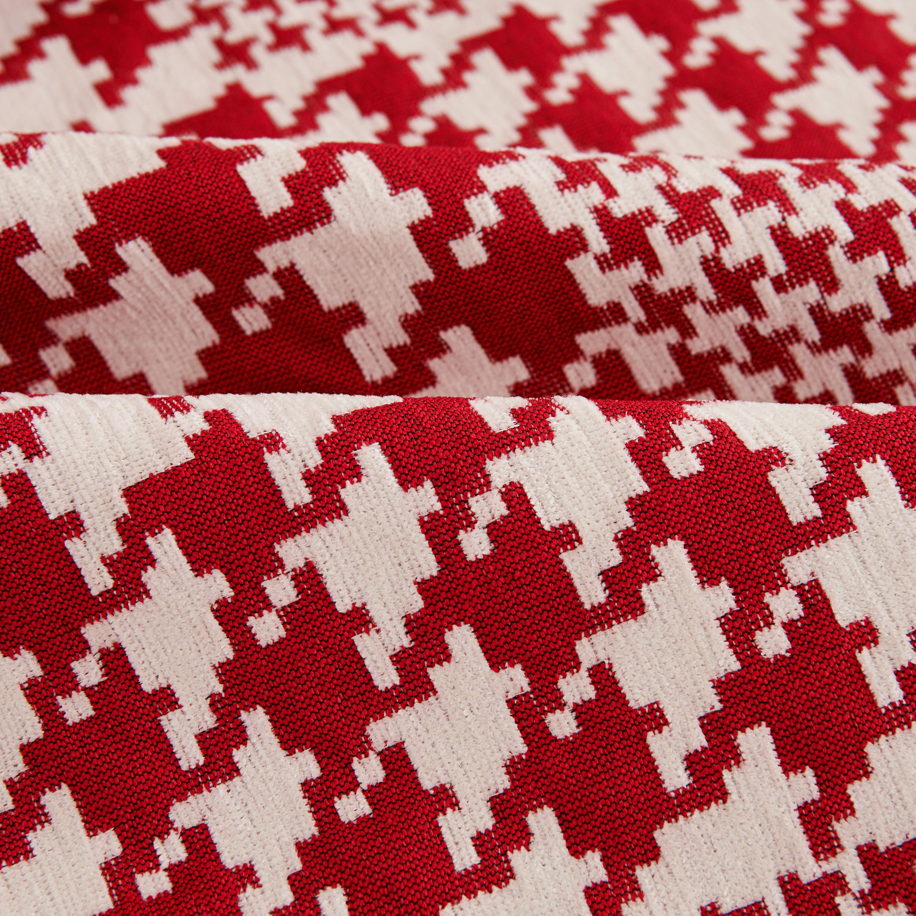 Chenille Houndstooth Couch Cover, Chaise Lounge Blanket Cover, Sectional Couch Scratch Protector