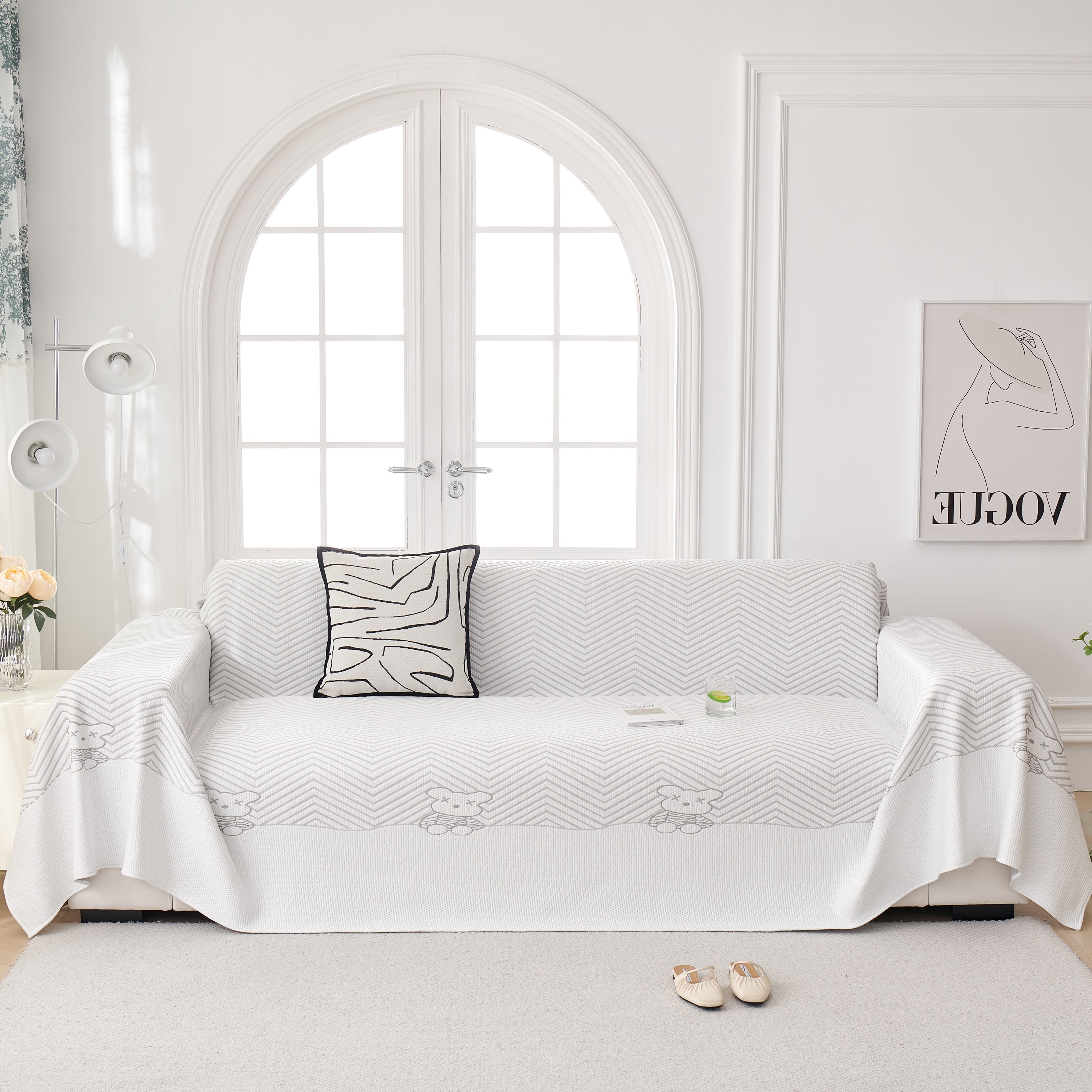 Cool Summer Blanket for Couches Soft Comfy Lightweight Cooling Sofa Blankets Cover