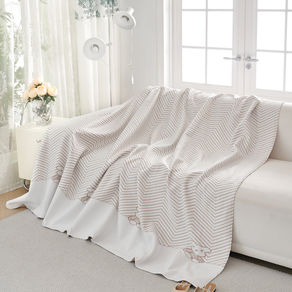 Cool Summer Blanket for Couches Soft Comfy Lightweight Cooling Sofa Blankets Cover