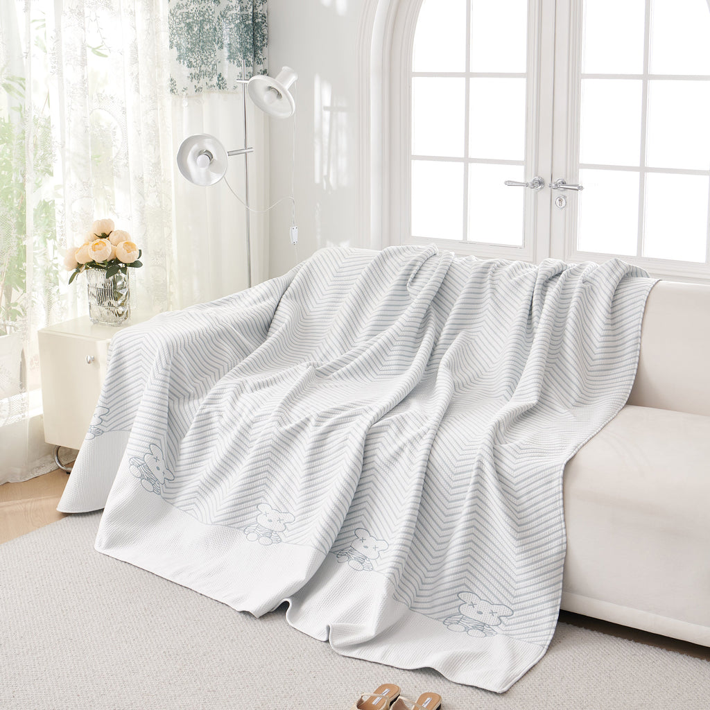 Cool Summer Blanket for Couches Soft Comfy Lightweight Cooling Sofa Blankets Cover