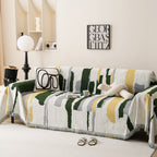 Colorful Chenille Sofa Throw Cover, Fashionable Soft Washable Couch Protector, Sectional Sofa Covers