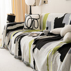 Colorful Chenille Sofa Throw Cover, Fashionable Soft Washable Couch Protector, Sectional Sofa Covers