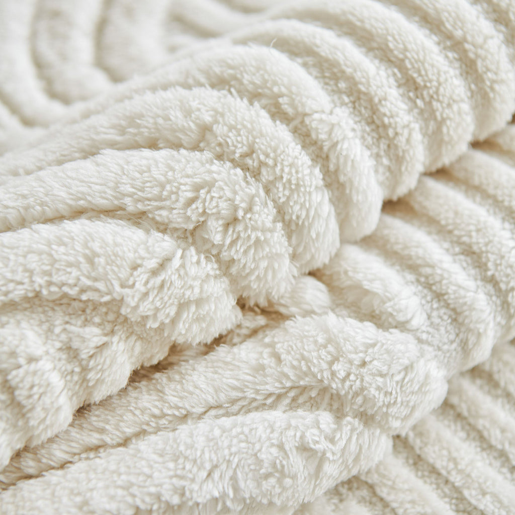 Luxury Plush Non-Slip Sofa Covers, Soft Fuzzy Embossed Sofa Topper & Seat Covers